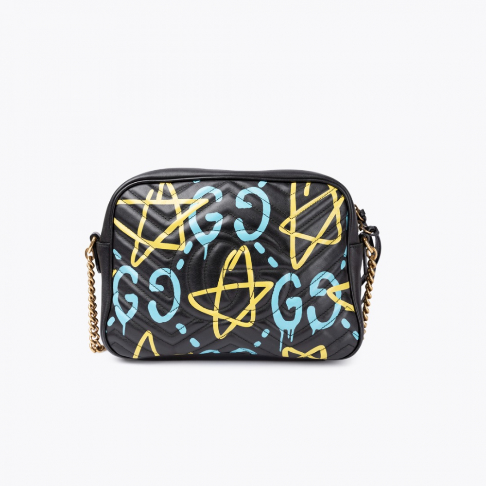 Gucci Gg Marmont Ghost Graffiti Bag