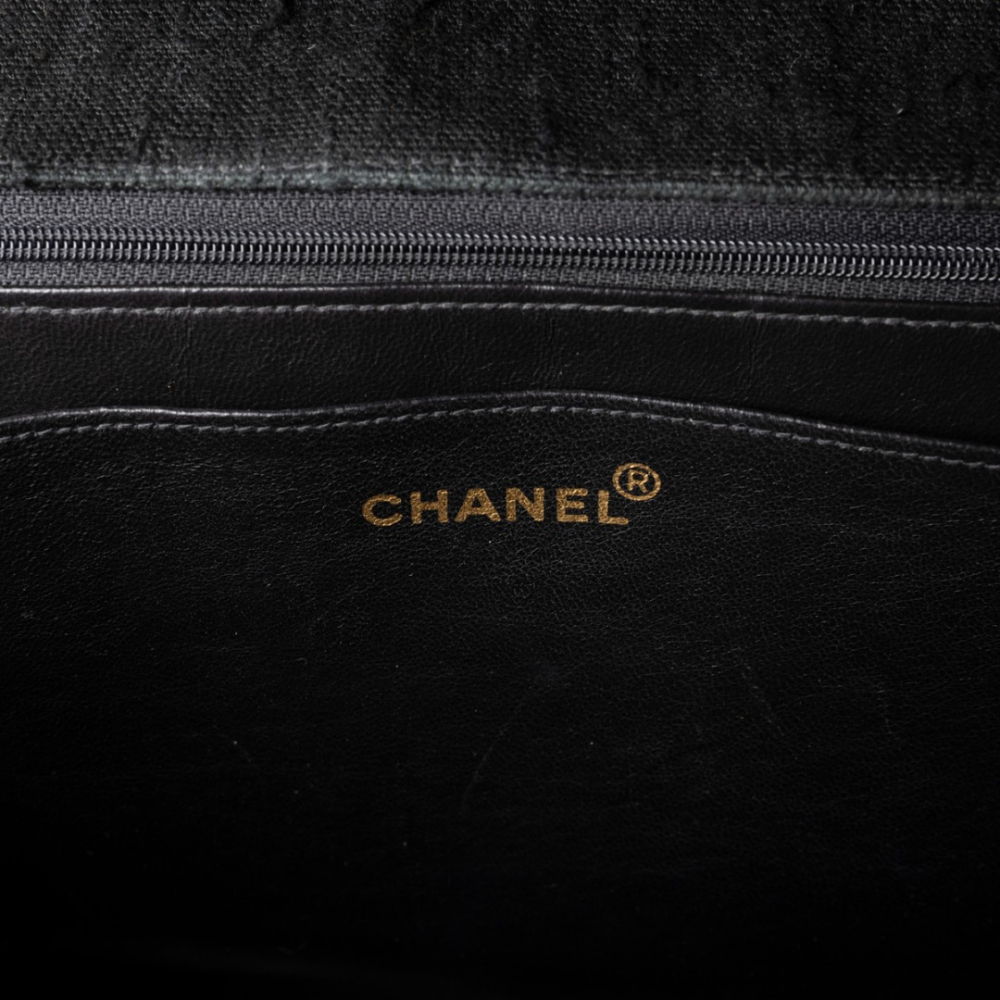 Chanel Maxi Single Tweed Flap Bag