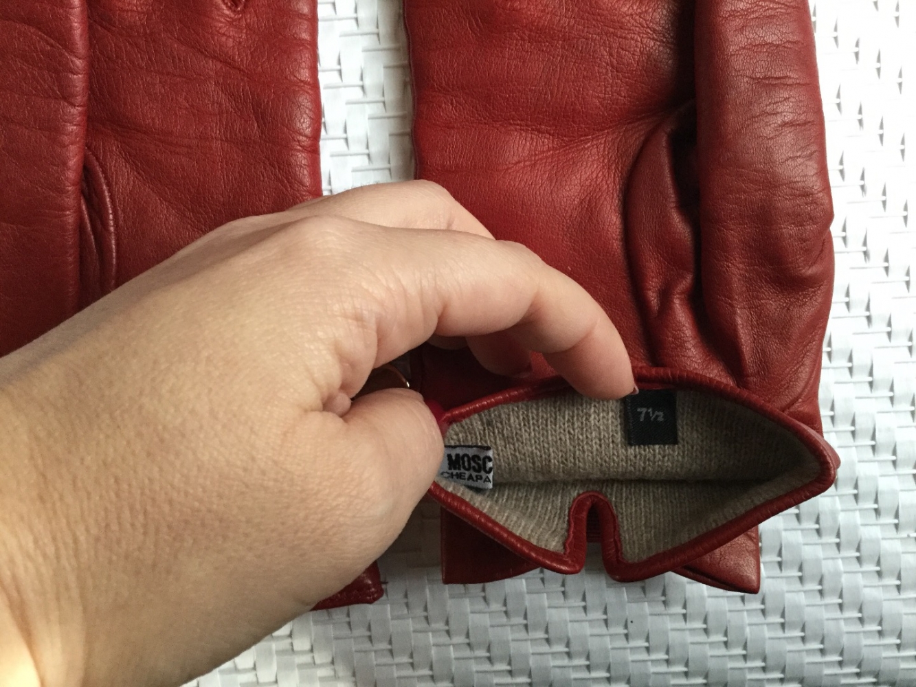 Moschino Cheap And Chic Gloves