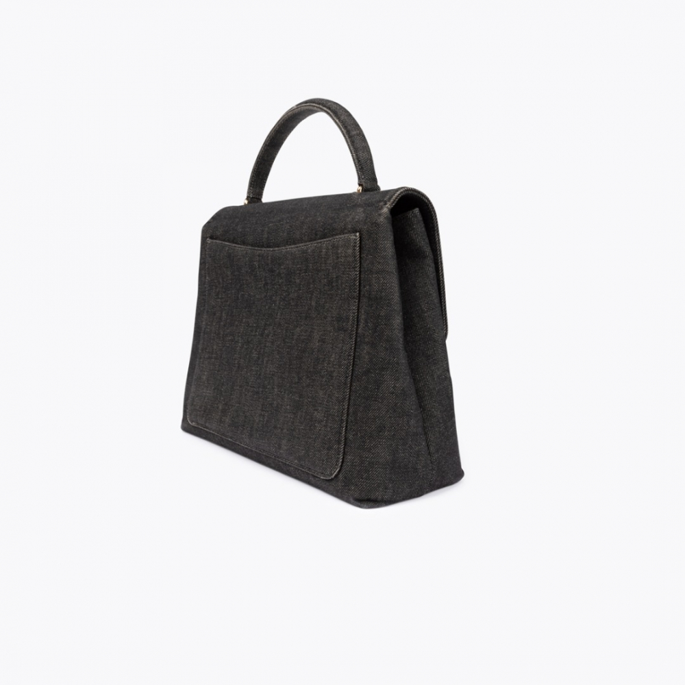 Chanel Kelly Denim Top Handle Bag