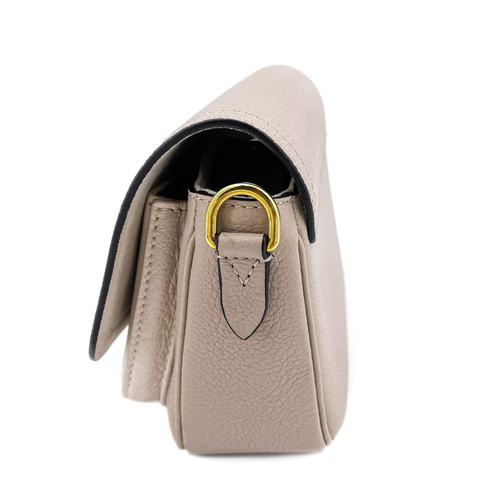 Louis Vuitton Lockme Tender Gris Leather Shoulder Bag