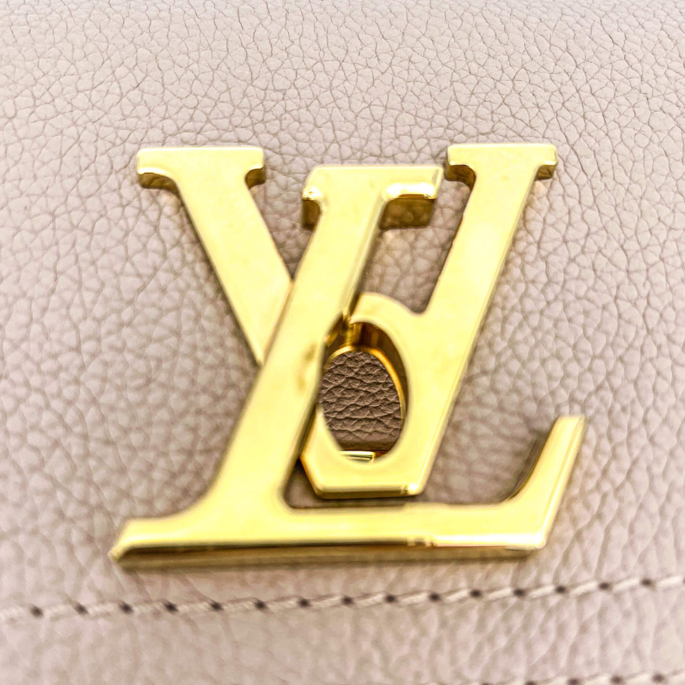 Louis Vuitton Lockme Tender Gris Leather Shoulder Bag