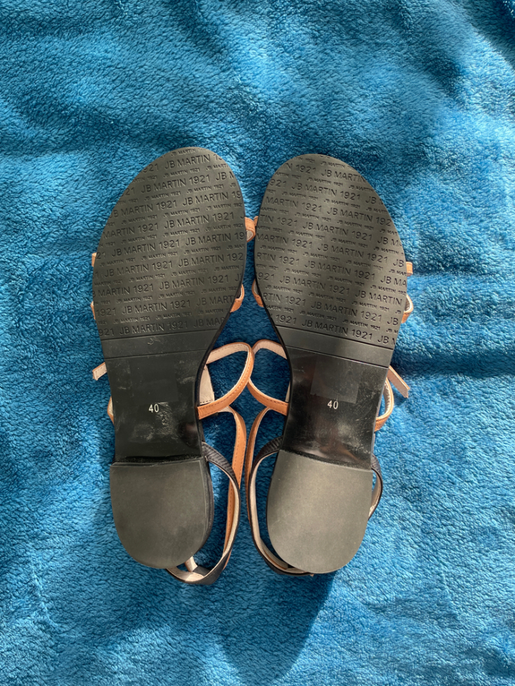 JB Martin Sandales en cuir