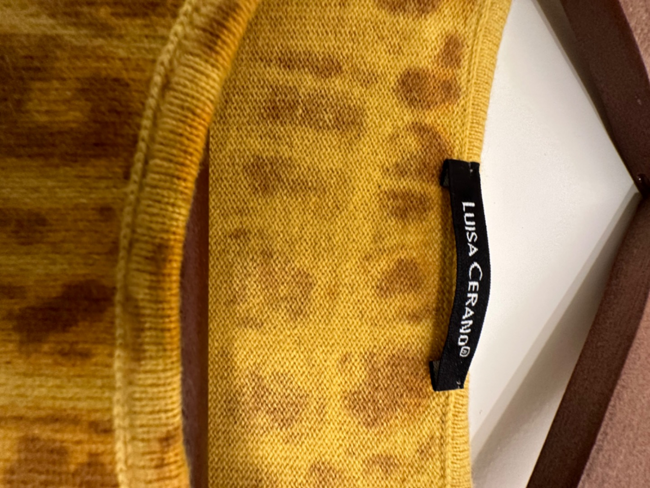 Luisa Cerano Beautiful dress in cashmere mohair and wool