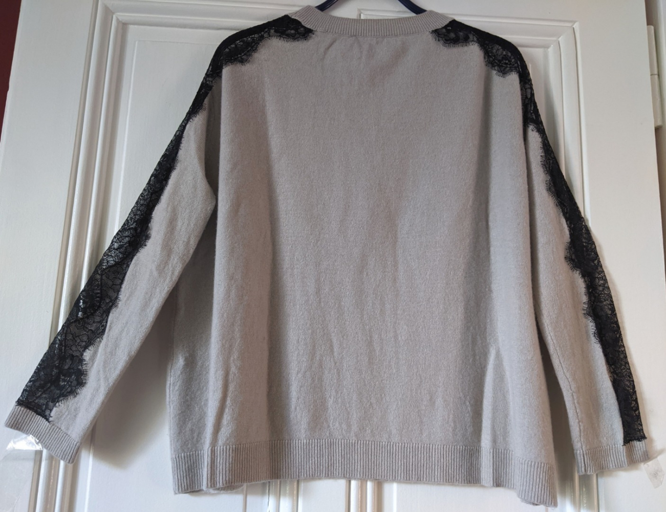 The Kooples Pull laine-cachemire-dentelle