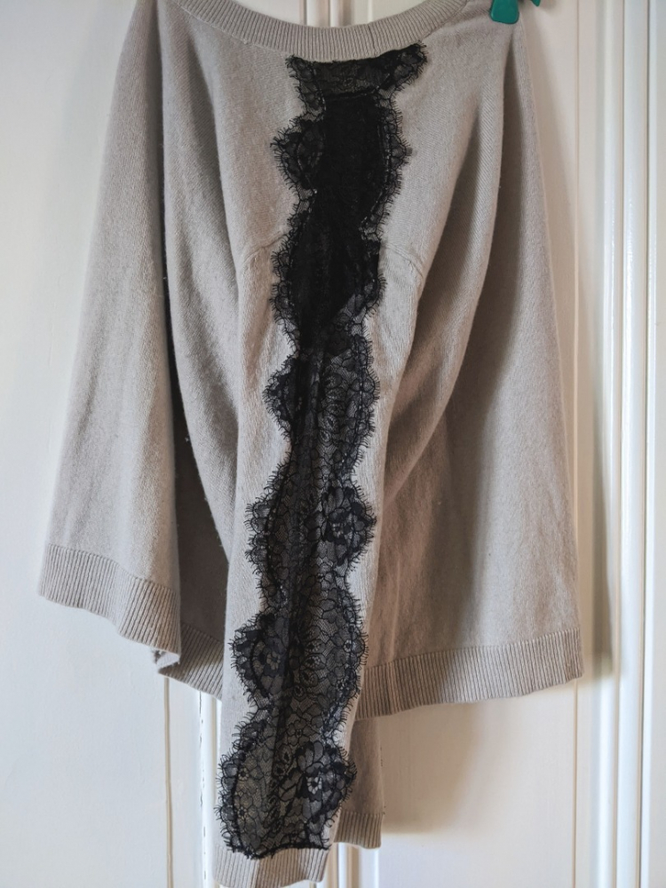 The Kooples Pull laine-cachemire-dentelle