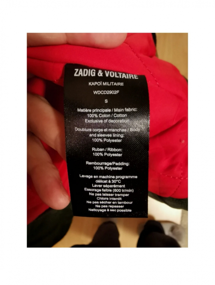 Zadig & Voltaire Militärische Kapoi