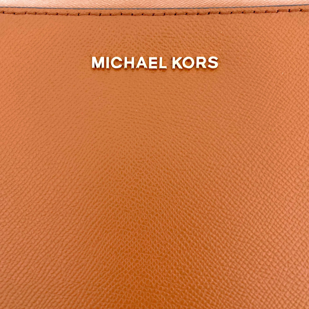 Michael Kors Jet Set Crossbody Brown Leather