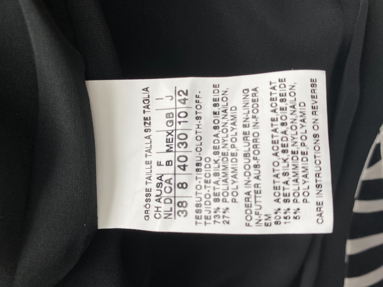 Max Mara Veste festive en soie