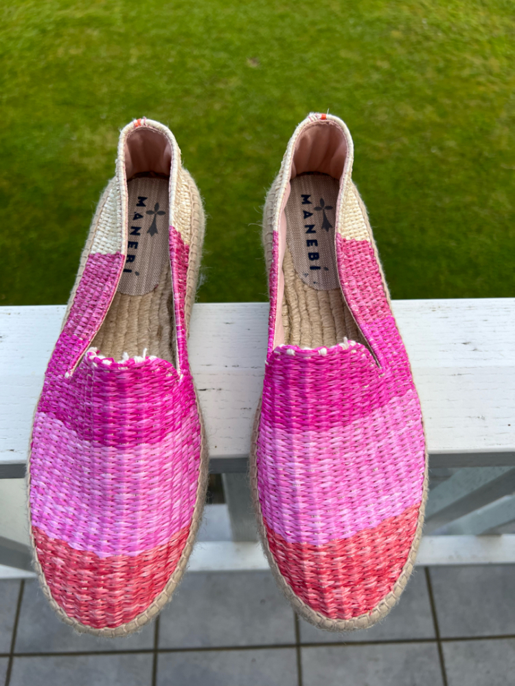 Manebi Espadrilles à semelle plateforme 'Yucatan' pour Femmes