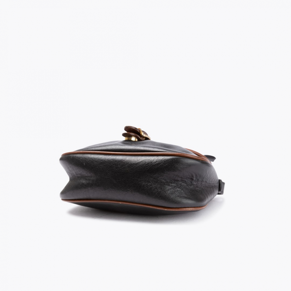 Celine Leather Triomphe Crossbody Bag