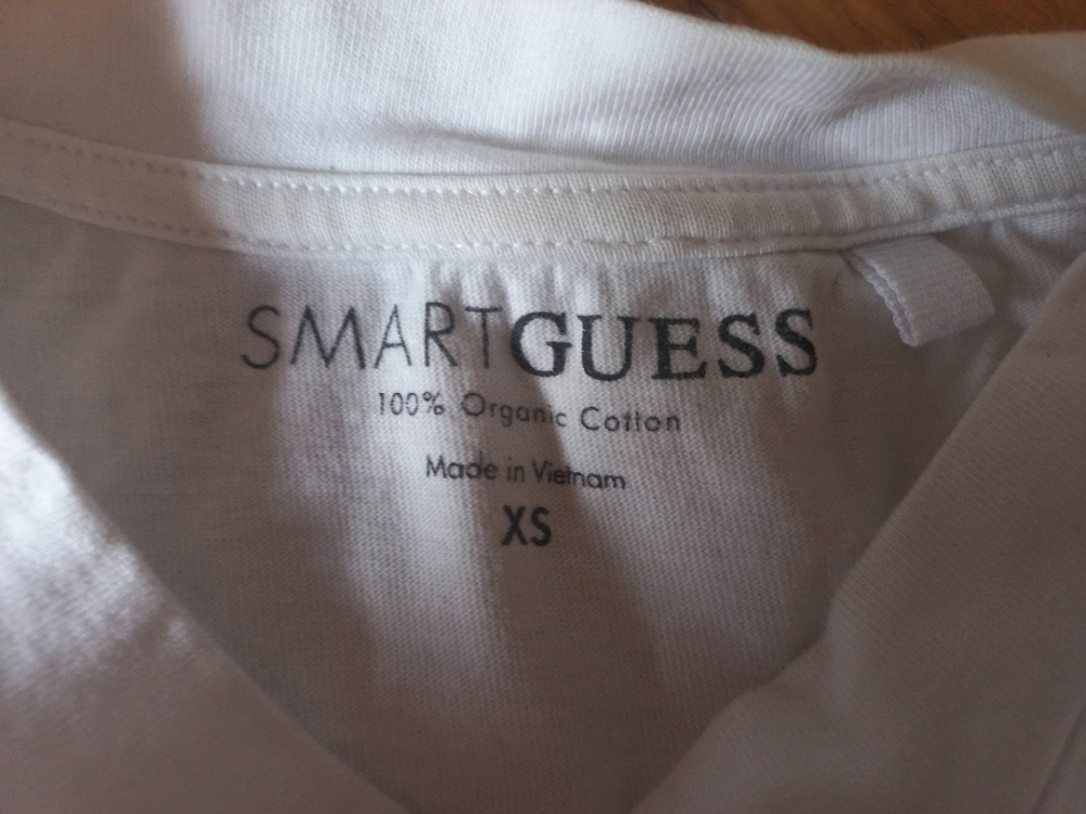 Guess White Logo T-shirt