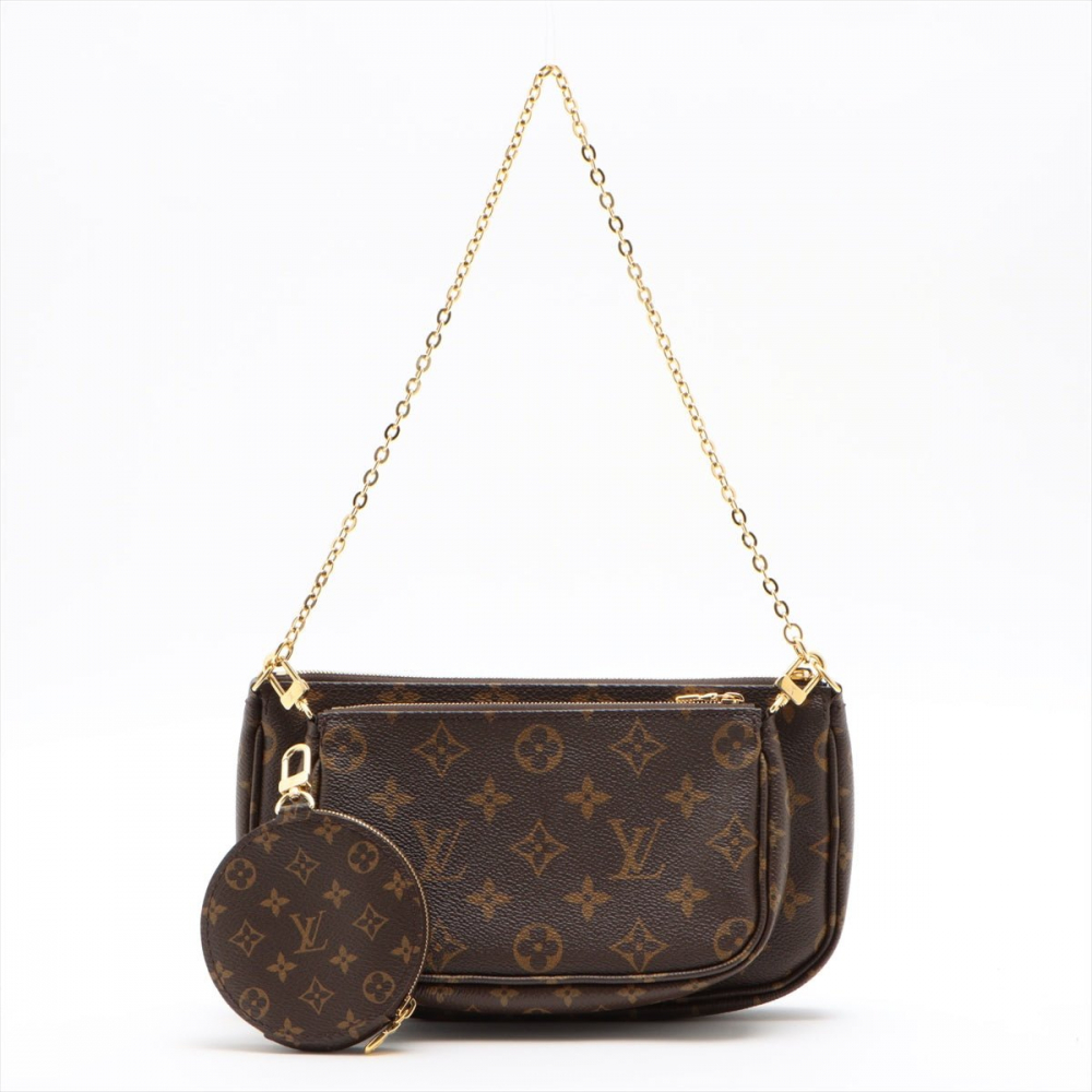 Louis Vuitton Multi Pochette Accessoires Monogram Canvas & Leather Bag