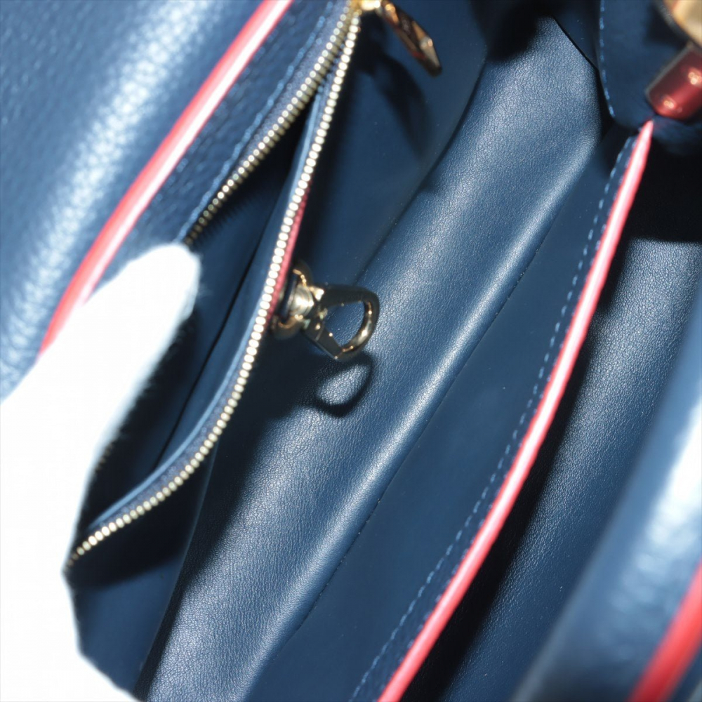 Louis Vuitton Capucines BB Marine rouge