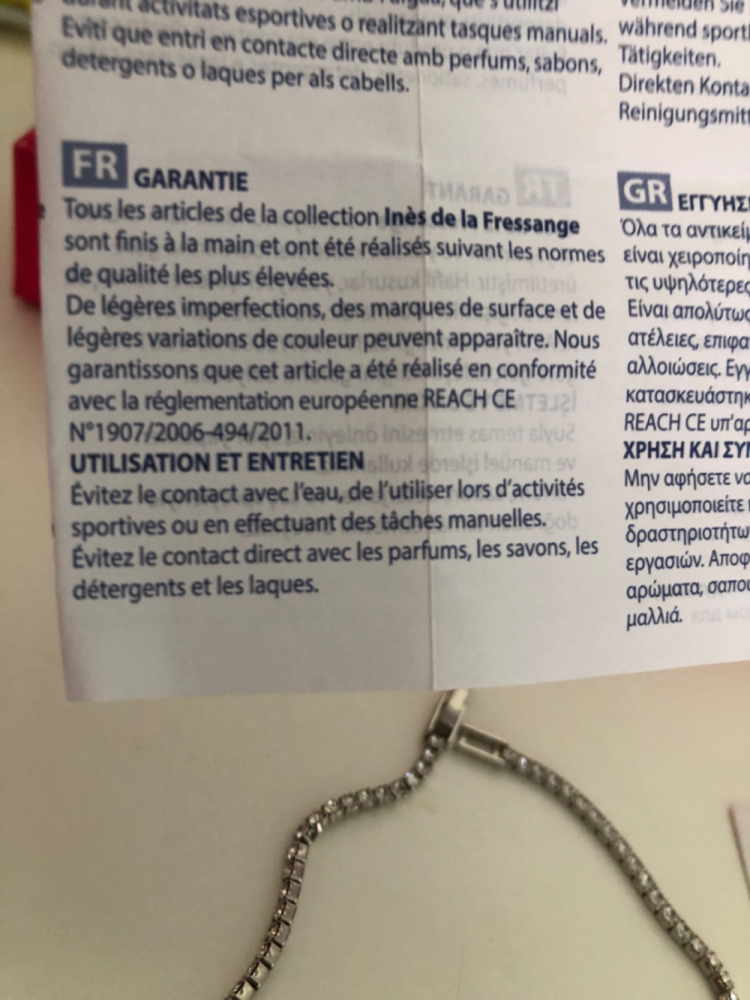 Inès de la Fressange Swarovski-Brillant-Armband