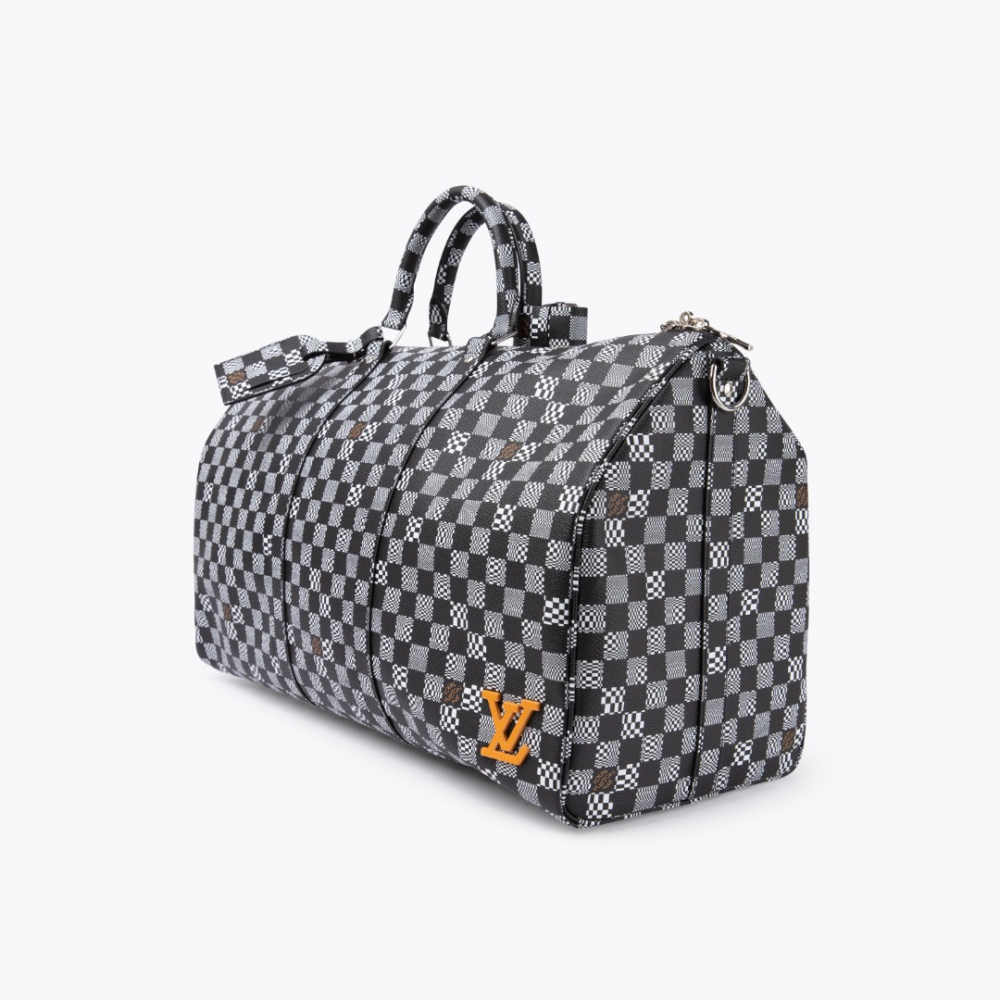 Louis Vuitton Distorted Damier Keepall Bandouliere 50 Weekend Bag