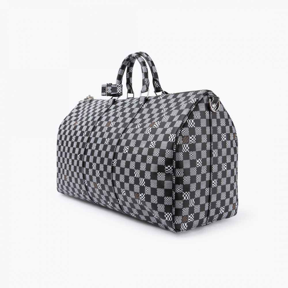 Louis Vuitton Distorted Damier Keepall Bandouliere 50 Weekend Bag