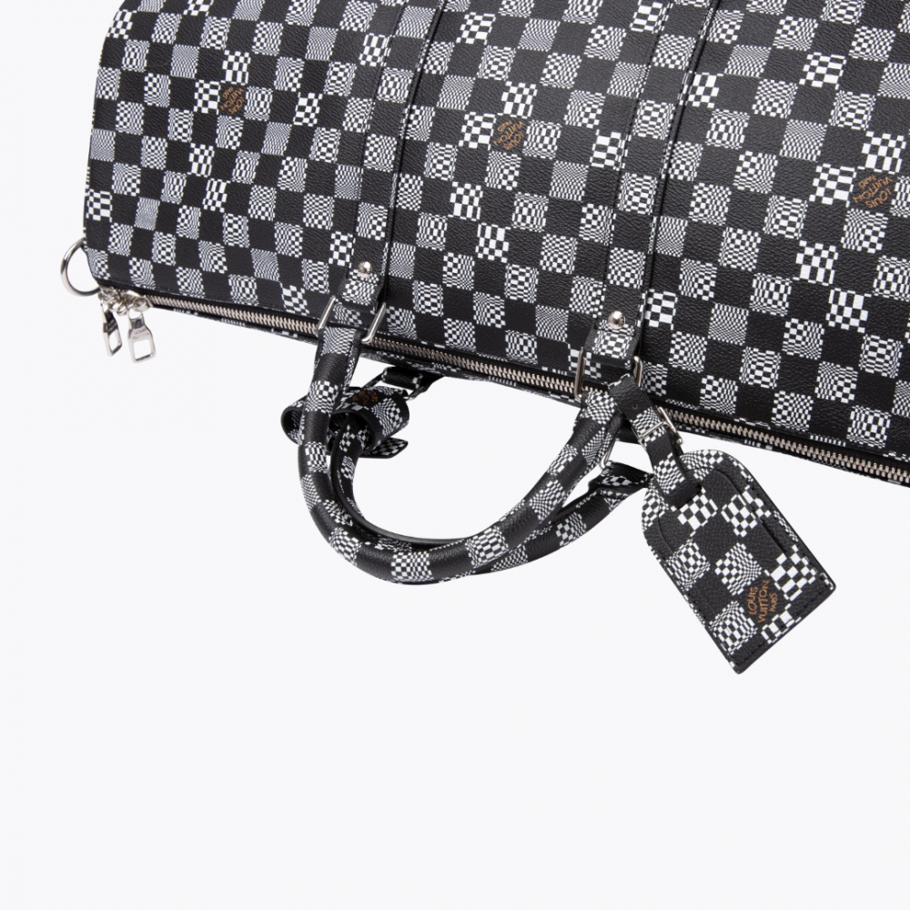 Louis Vuitton Distorted Damier Keepall Bandouliere 50 Weekend Bag