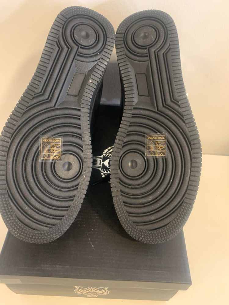 Plein Sport Philipp Plein Sport Logo Black High Top Sneakers