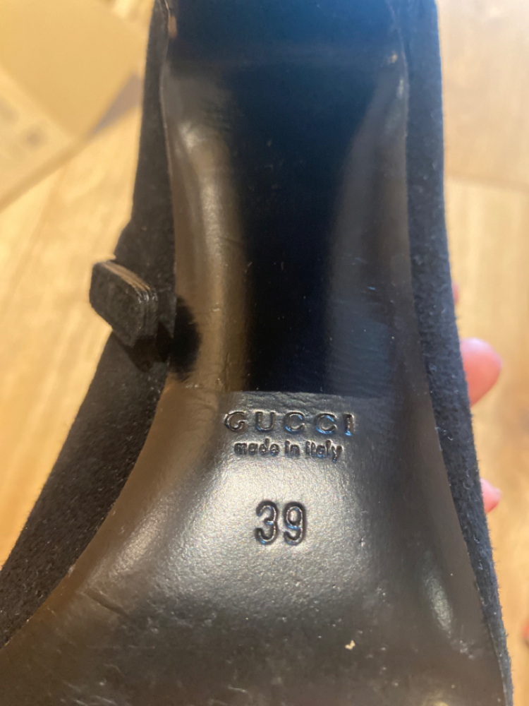 Gucci Studded heel boots