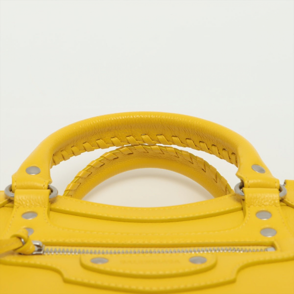 Balenciaga Neo Classic City Medium Leather Yellow Bag