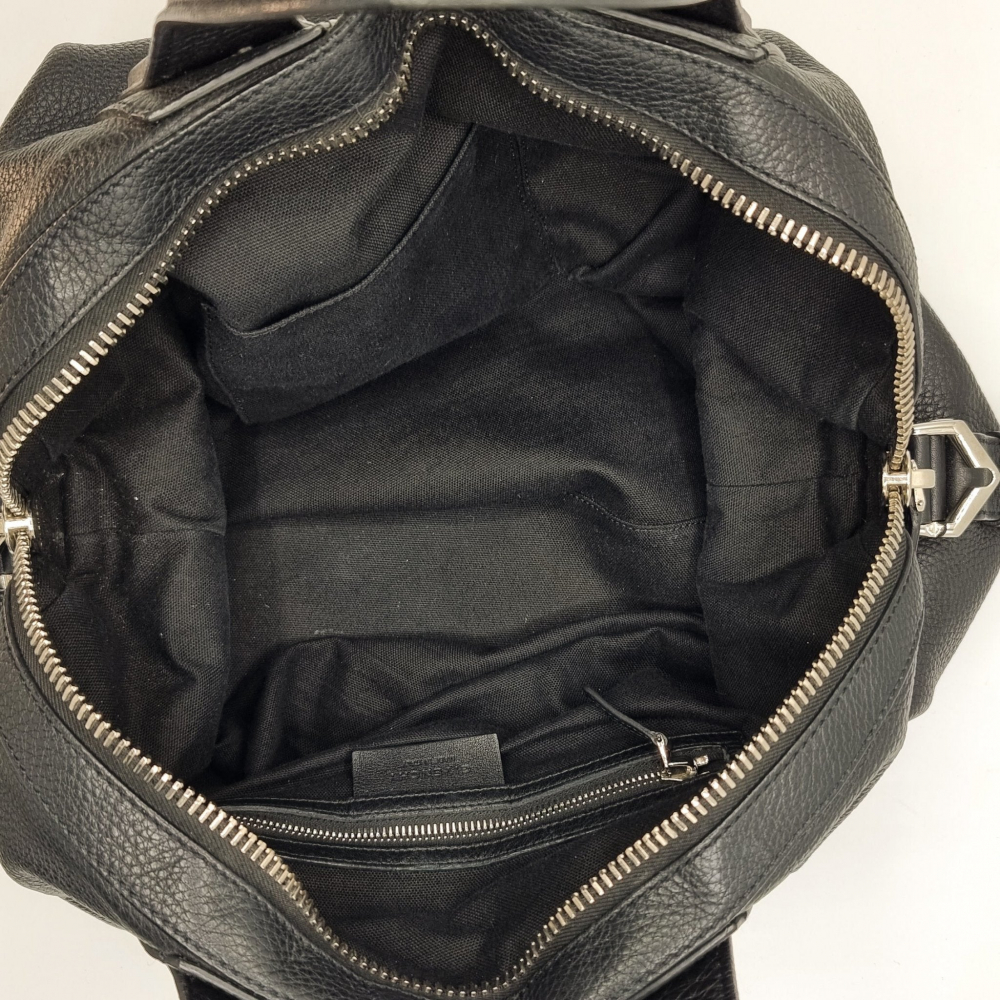 Givenchy Nightingail Large Black Grained Leather