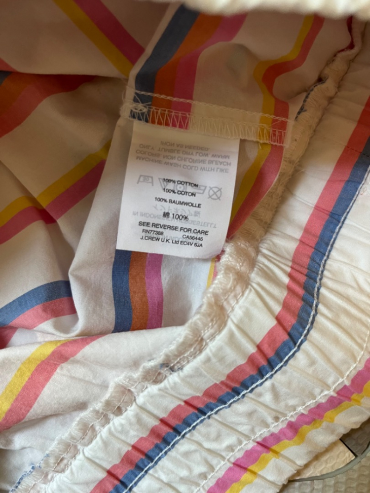 J.Crew Duo aus gestreiften Baumwolltops