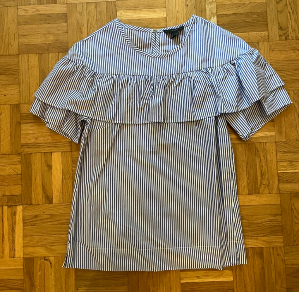 J.Crew Duo aus gestreiften Baumwolltops