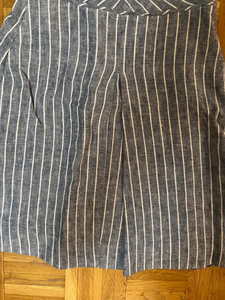 J.Crew Gestreiftes Kleid aus Leinen