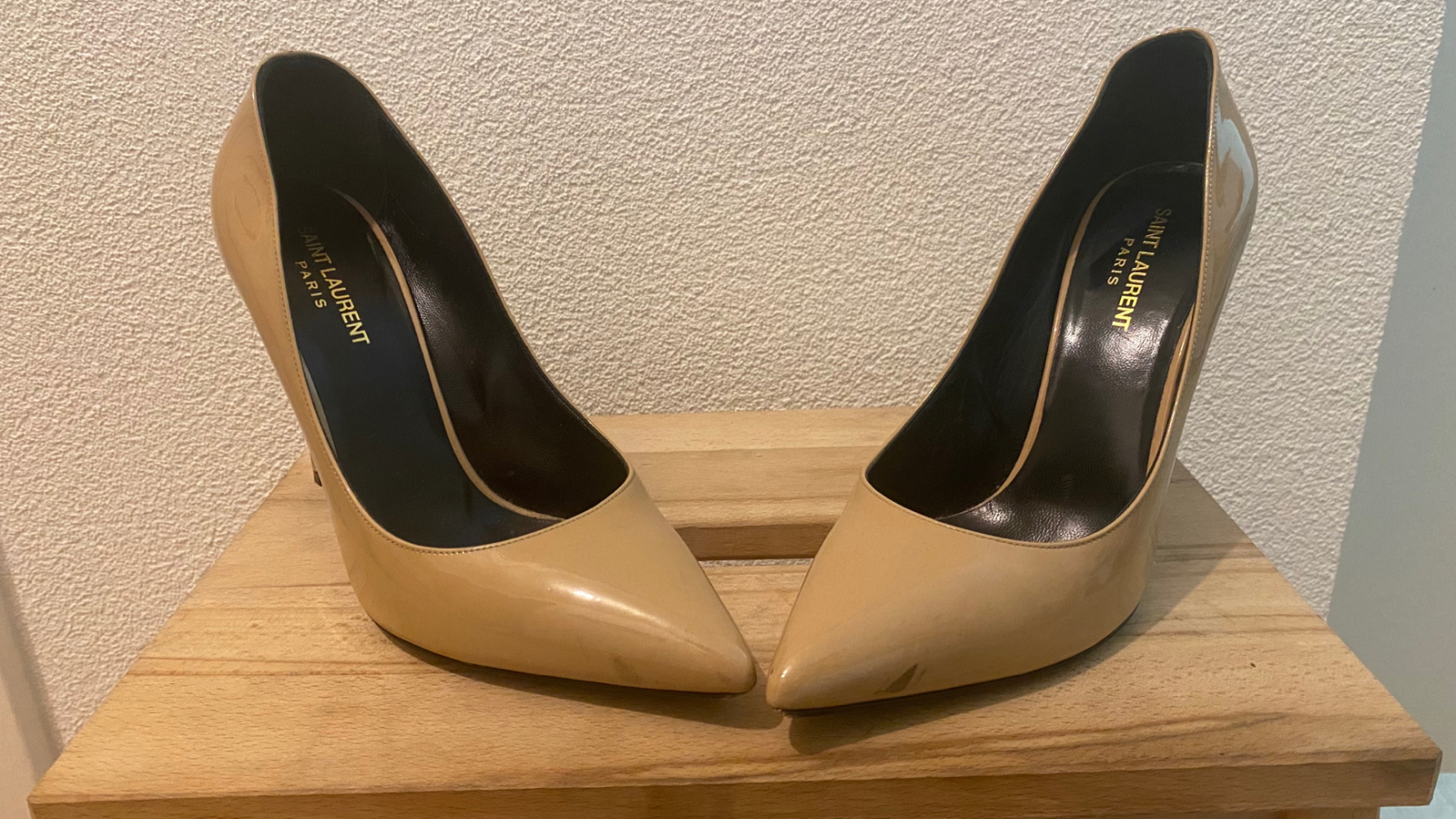 Saint Laurent Anja Lackleder-Absätze