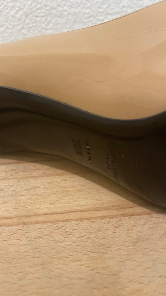 Saint Laurent Anja Lackleder-Absätze