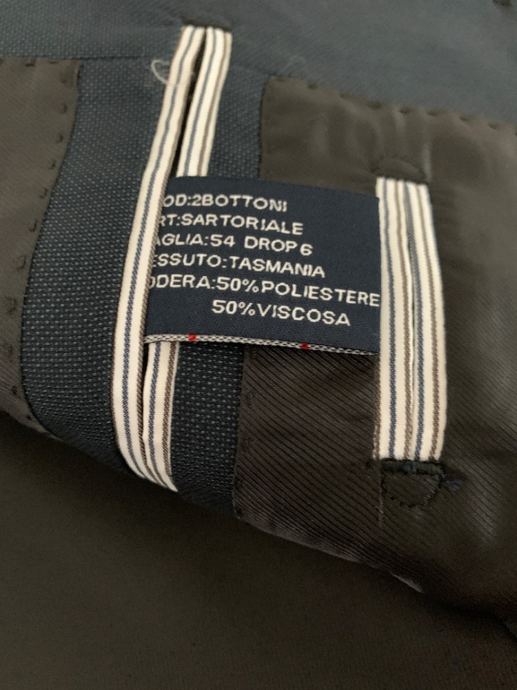 Sartoria Italiana Costume neuf à 2 boutons