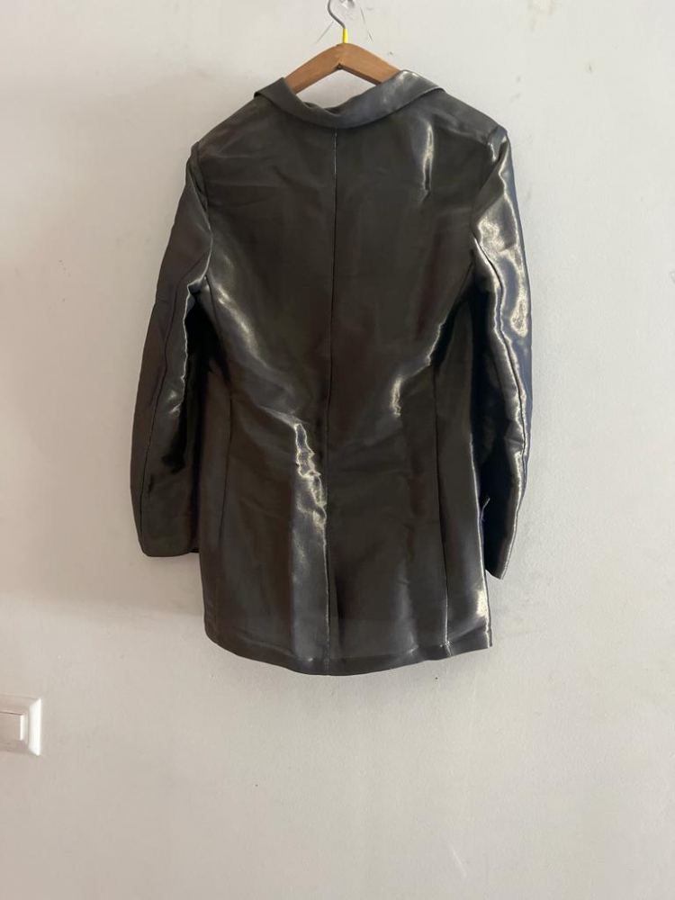 Krizia lamé or Costume deux pièces en soie mélangée, Made in Italy