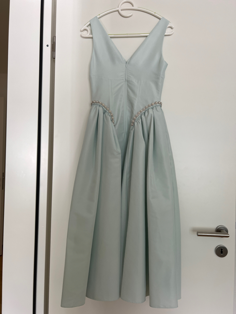 Self-Portrait Taffeta midi dress