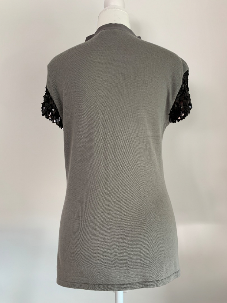 Alberta Ferretti Sequin top