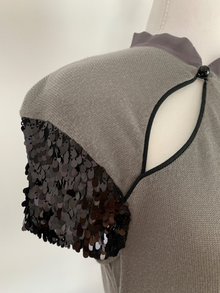 Alberta Ferretti Sequin top