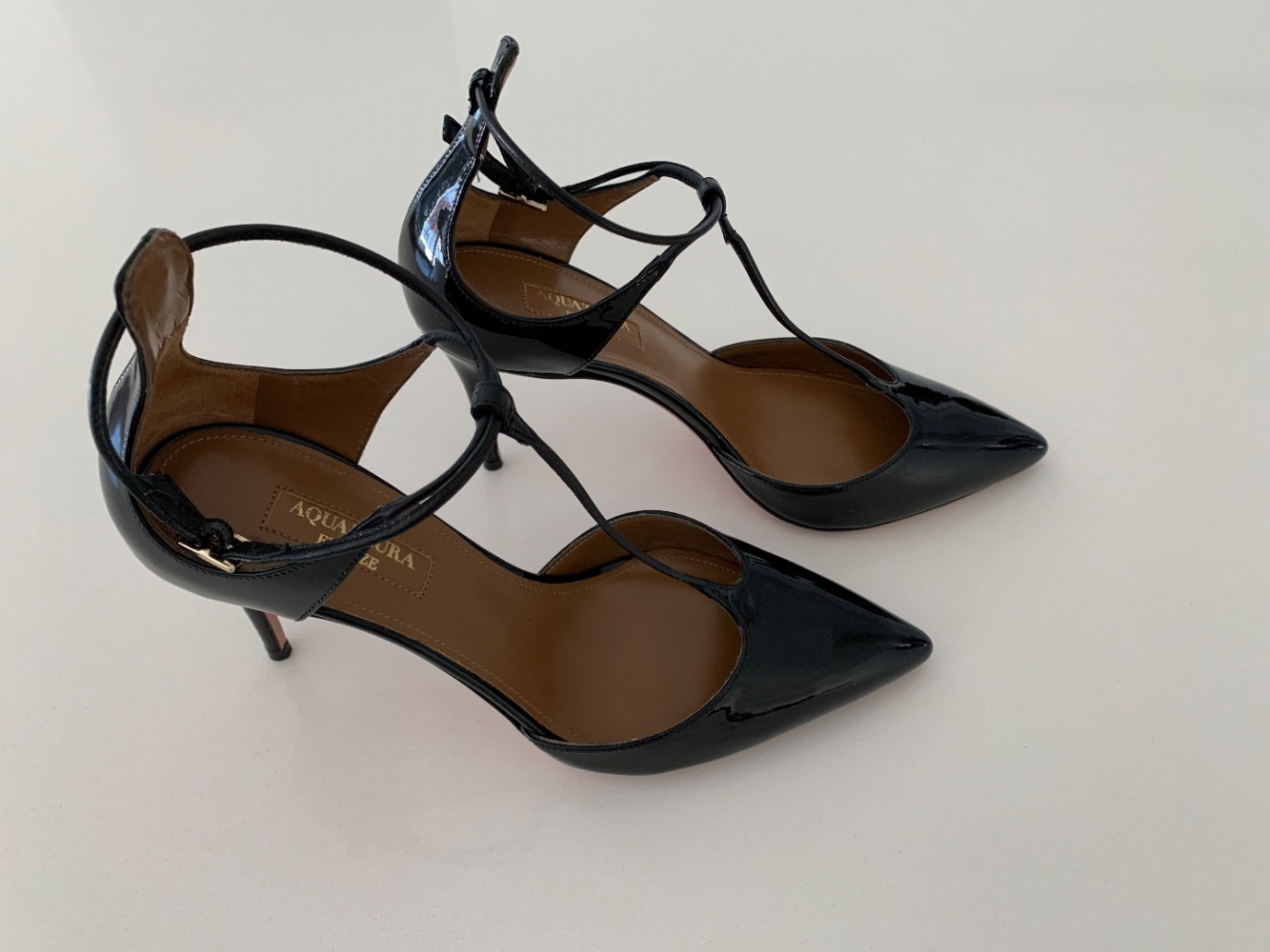 Aquazzura Neue Pumps aus Lackleder