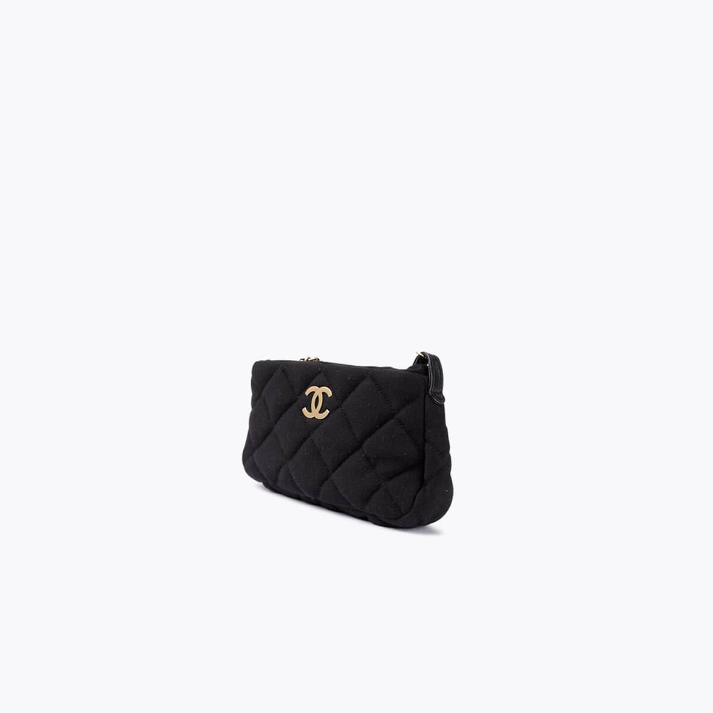 Chanel Jersey Cc Shoulder Bag