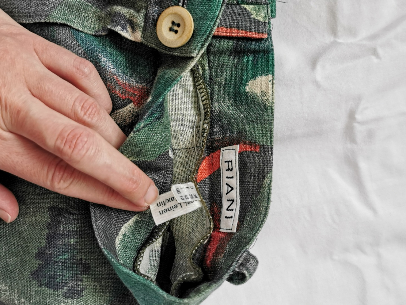 Riani Flower watercolor trousers