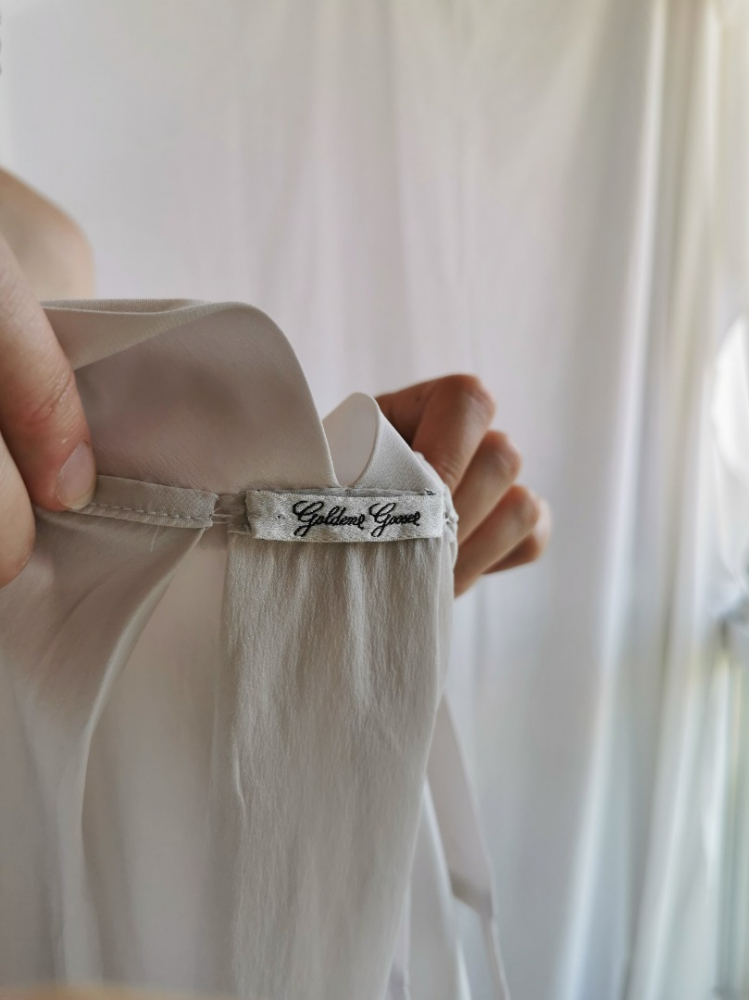 Golden Goose Deluxe Brand Silk pearl top
