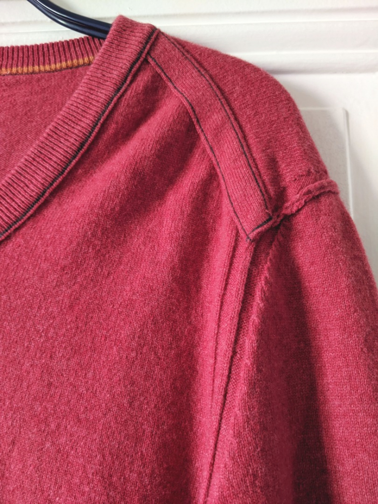 Boss Orange Pull vermillon délavé unisexe