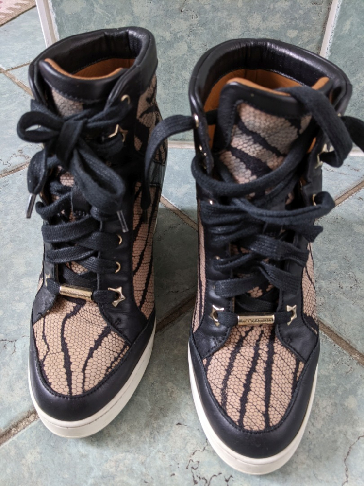 Jimmy Choo Wedge Sneakers 36