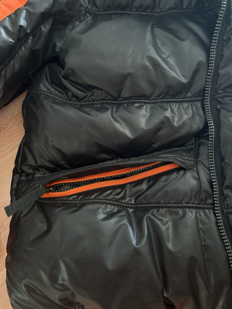 Napapijri Black/orange down jacket