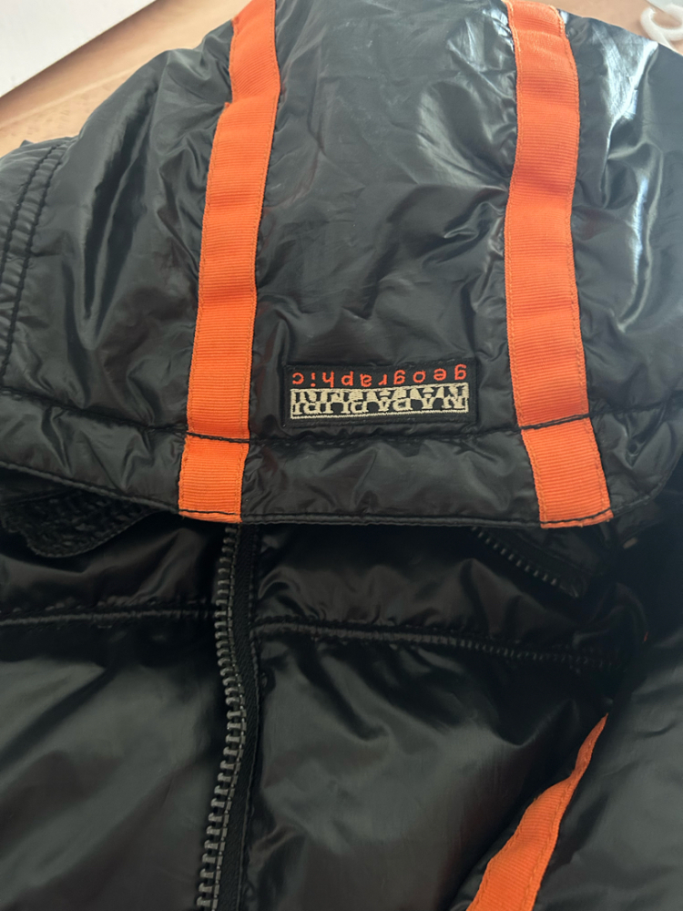 Napapijri Black/orange down jacket