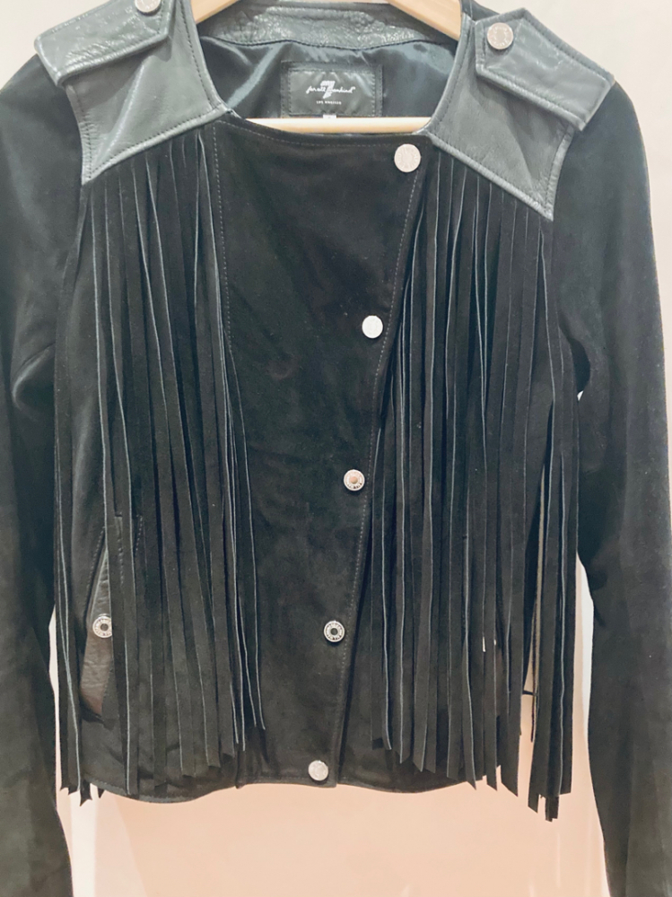 7 For All Mankind Veste de motard