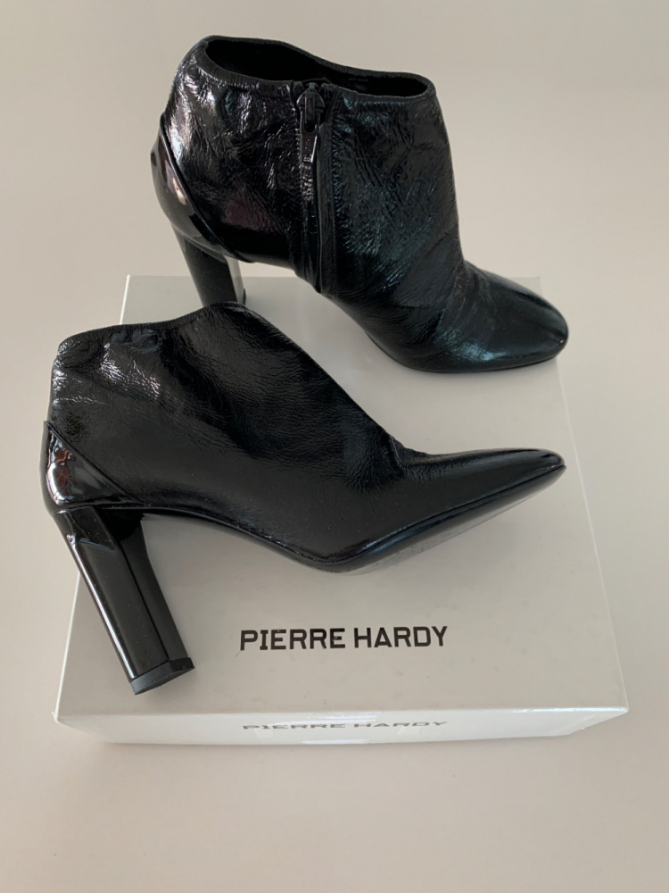 Pierre Hardy Bottines cuir verni