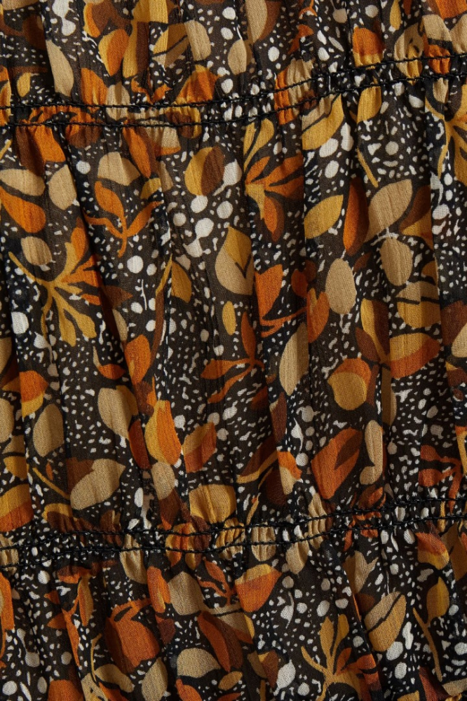 ba&sh Mini robe imprimée à volants Sandra