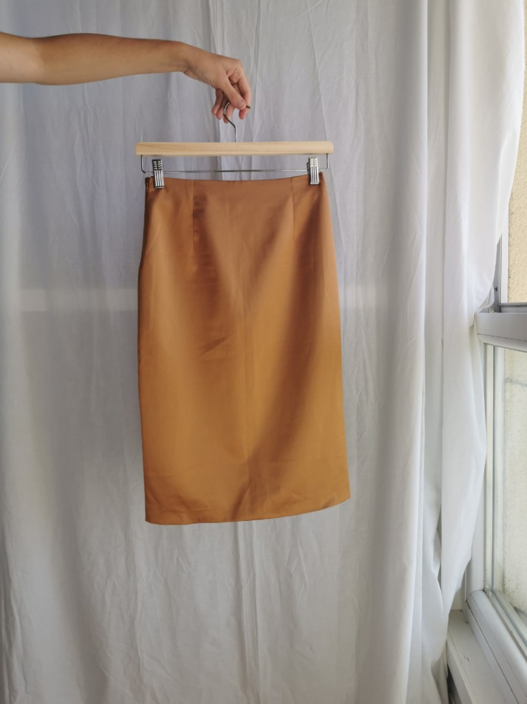 Gaudi Bleistiftrock aus Bronze