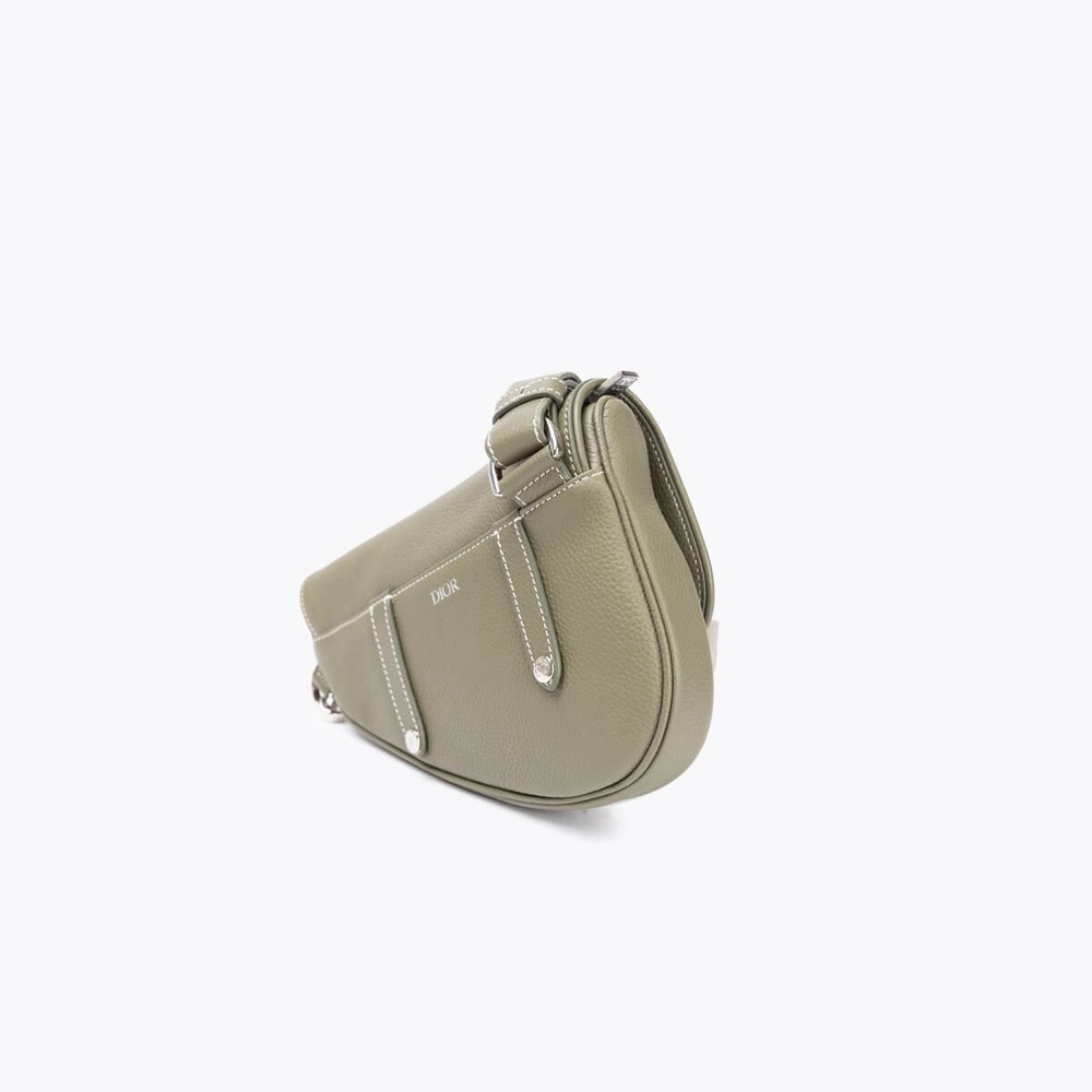 Christian Dior Leather Saddle Crossbody Bag