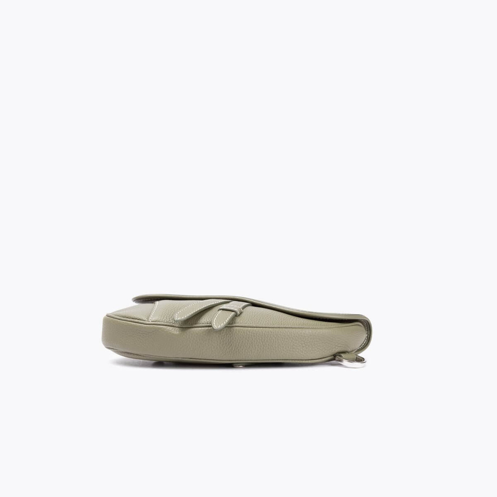 Christian Dior Leather Saddle Crossbody Bag